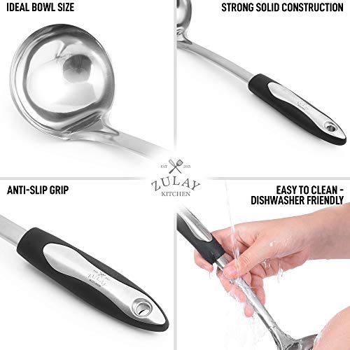 Zulay Stainless Steel Soup Ladle Zulay Stainless Steel Soup Ladle